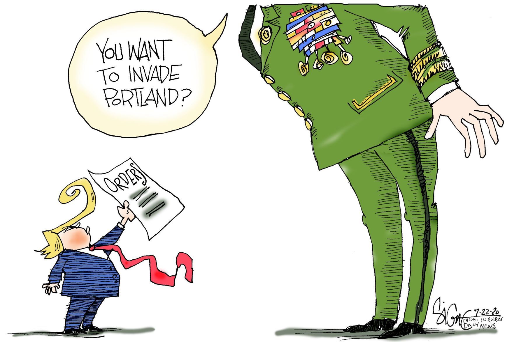 Signe Wilkinson cartoon